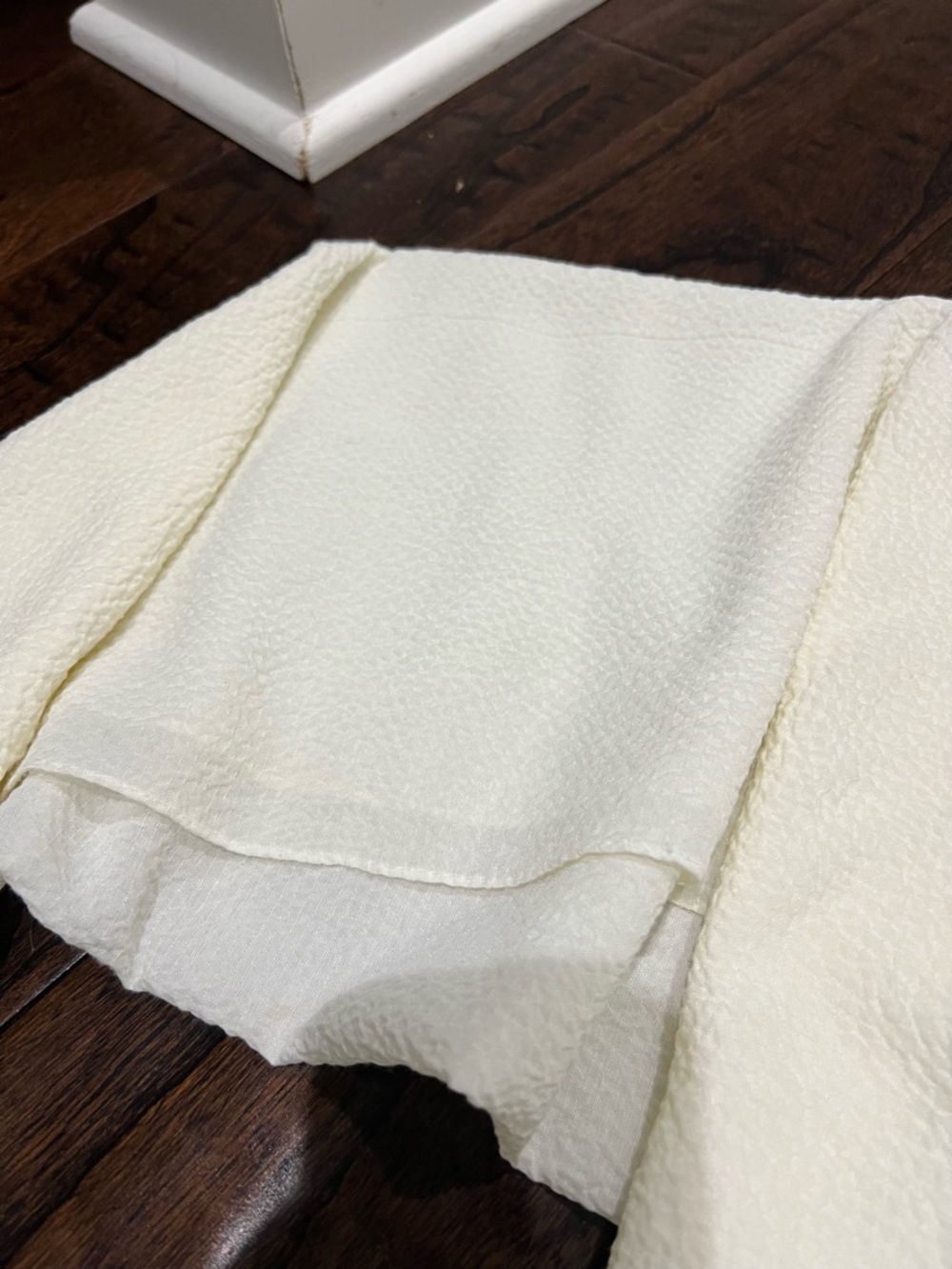 Bundle of Navy & Cream Textured Shawl - Picture 3 of 5
